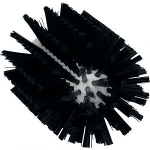 Vikan Stiff Tube Brosse, Polyester, 3-1/2 inches x 6-1/4 inches OAL, Noir, 1