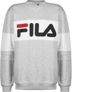 FILA Straight Blocked sweat gris chiné T. M