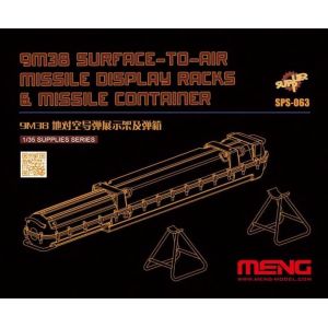 Meng 9m38 Surface-to-air Missile Displayracks & Missile Container - Accessoire Maquette