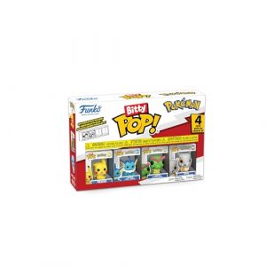 Funko Bitty Pop! Pokemon - Pikachu 4PKet Une Mini-Figurine Mystère en Surprise - 2.2 Cm Collectionnable - Étagère Empilable Incluse