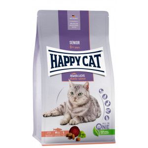 Image de Happy cat 4kg Senior saumon de l'Atlantique - Croquettes pour chat