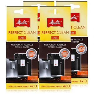 Melitta Lot de 4 pastilles detartrantes (4 x 1,8g) pour Cafetiere 6762481