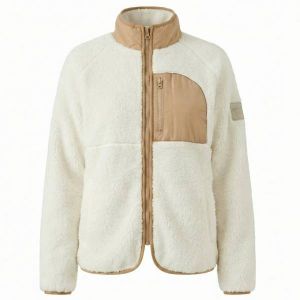 Reebok Double Monkey Fleece Femmes Veste Cr&egrave;me RBO21460