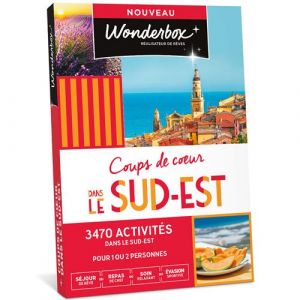 Wonderbox Coffret cadeau Coups de cœur dans le Sud-Est
