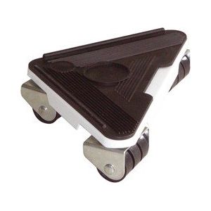 Image de Wagner Lot de 4 supports de transport DELTA » - Acier/plastique - 170 x 230 x 170 mm - Roulettes pivotantes 3 x 3 - Capacité de 450 kg - 20119404