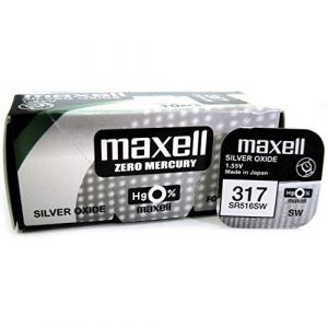 Maxell 317 / SR 516 SW Silver Oxide Watch Battery