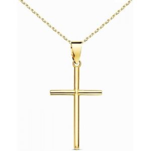 Collier L'atelier D'azur Collier - Médaille Croix Or 18 Carats 750/000 Jaune - Couleur Unique - Taille Doré