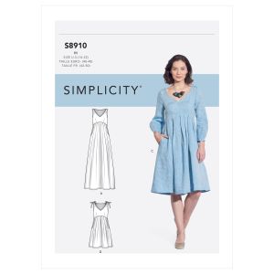 Simplicity S8910 Patron de couture pour robe pour femme H5 (6-8-10-12-14)