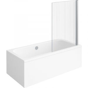 Villeroy & Boch Baignoire droite Architectura acrylique 190 x 90 cm + Pare bain droite aurys Raywall chrom&eacute;