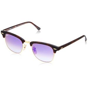 Ray-Ban Lunettes De Soleil Clubmaster Flash Lenses Gradient En Havane - Rb3016havane Unisexe