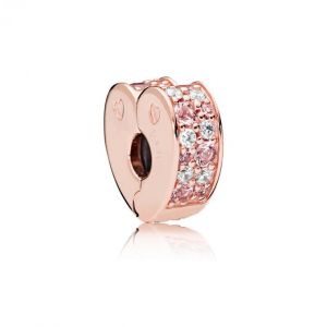 Image de Pandora Charm 787020NPM - Clip Arcs de Lamour Rose Femme