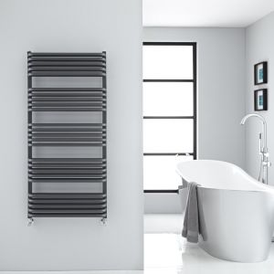 Hudson Reed Arch - S&egrave;che-Serviettes Incurv&eacute; - Anthracite 126,9 x 60cm