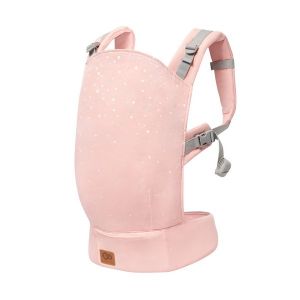 Kinderkraft Porte Bébé Ergonomique NINO Confetti, Anti-dysplasie, Portage Av./Ar, Rose