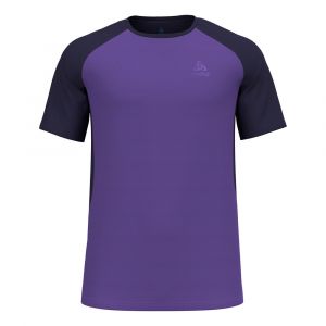 Odlo X-Alp Trail Maillot De Course Hommes - Bleu Fonc&eacute;, Taille S