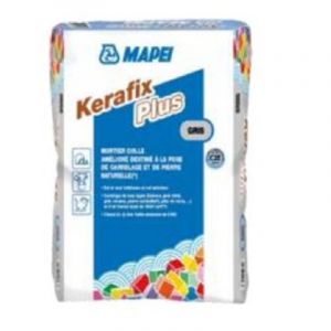 Mortier colle kerafix plus - Gris