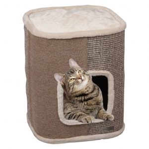 Flamingo Arbre à chat 2 en 1 George S 40x40x49 cm Beige