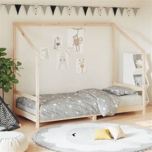 VidaXL Cadre de lit pour enfants 90x200 cm bois de pin massif