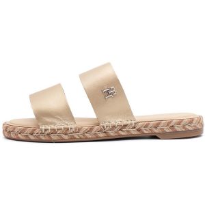 Tommy Hilfiger Sandales Plates Th Or - 37