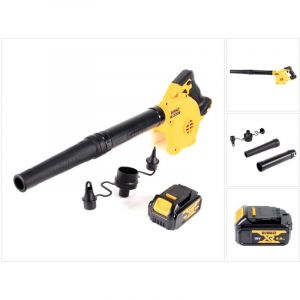 Dewalt Dcv 100 n 18 v Souffleur / Souffleuse à feuilles + 1 x dcb 182 Batterie 4,0 Ah - sans Coffret, sans Chargeur