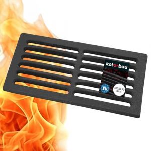 Grille de Cheminée en Fonte 30,7 x 15 cm - Kotarbau