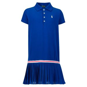 Image de Ralph Lauren Robe en piqué avec logo Bleu - Taille 5 Ans