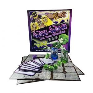 Steve Jackson Games | Wiz-War | The Spell-Slinging Fast-Paced Card and Board Game for 2 to 6 Players | Ages 14 and Up | English