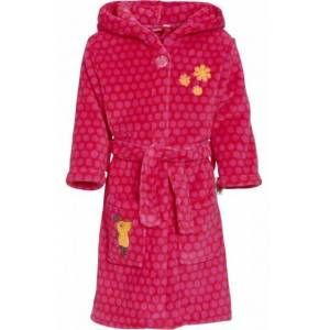 Playshoes Bathrobe Muisgirls fleece red/pink size 134/140