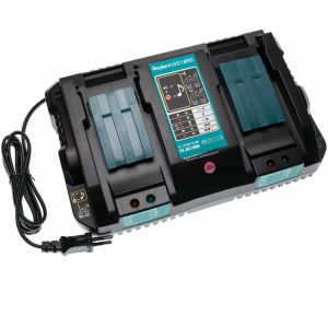 Vhbw Double Chargeur remplace Makita 196933-6, DC18RD pour d'outils - batteries de (14.4V, 18V) Li-Ion