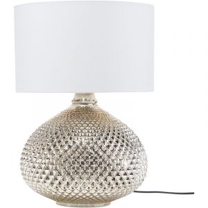 Beliani Lampe de table dorée MADON