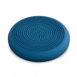 Hop-Sport Coussin d’Équilibre HS-R034BC, Disque d’Équilibre 34 cm avec Picots de Massage, Max. 100 kg, Bleu océan