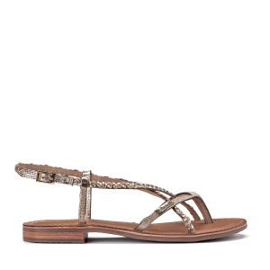 Les Trop&eacute;ziennes par M. Belarbi Sandales cuir Monatres Or - Taille 36;37;38;39;40;41