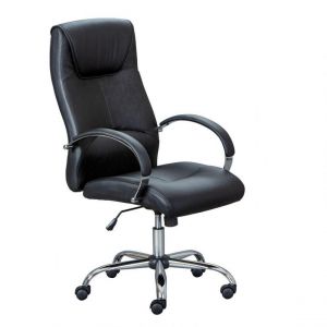 Image de Prix Chaise de Bureau Design Tobal 111 119cm Noir