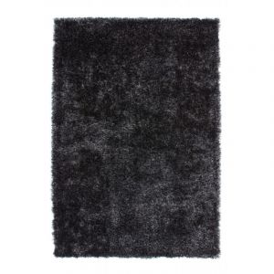 Lalee Tapis de salon uni shaggy doux Twist 200x290