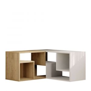 Image de DRAWER Meuble tv modulable en bois L145cm - Blanc - Flex