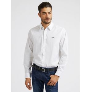 Guess Chemise imprimé micro flèches Blanc - Couleur Blanc - Taille XL