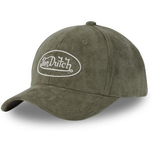 Von Dutch Casquette Casquette baseball en suedine Kaki