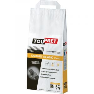 Image de Toupret Enduit pour égalisage et lissage 2 en 1 Cachet blanc (5kg) - Finition soigné