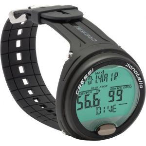 Cressi Donatello Diving Computer - Ordinateur de Poignet de Plongée Professionnel pour la Plongée et l'Apnée, Noir/Noir, Taille Unique, Adulte Unisexe