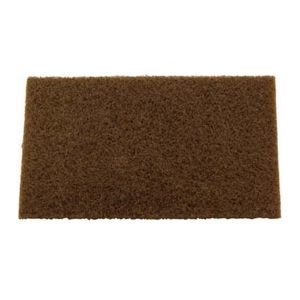 3M Pad à main en non-tissé Degré de finesse : très fin Couleur rouge Dimensions 158 x 224 mm -