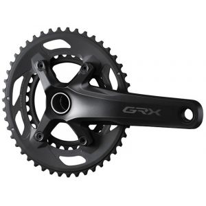 Shimano GRX FC-RX600 Pédalier 2x10 46-30T, black 172,5mm Pédaliers
