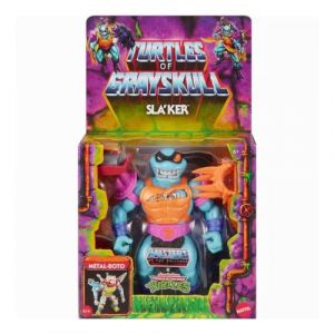 Mattel Motu X Tmnt: Turtles Of Grayskull - Figurine Deluxe Sla'ker 14 Cm