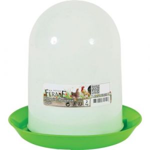 Image de Animallparadise Mangeoire Silo En Plastique, Capacité 2 Kg, B e Cour Neuf