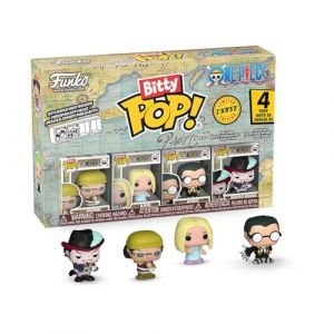 Funko Bitty Pop! One Piece - Usopp - 4 Pack - 1 Chance sur 6 D'avoir Une Variante Rare Chaseet Une Mini-Figurine Mystère en Surprise