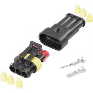 TE Connectivity LOT SUPERSEAL SERIE AMP-SUPERSEAL 1.5MM NOMBRE TOTAL DE POLES 3 PAS 6 MM 1 L'ENS.