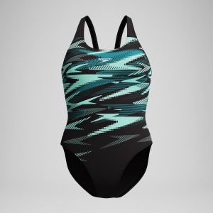 Speedo Maillot de bain Femme HyperBoom Placement sarcelle foncé/vert