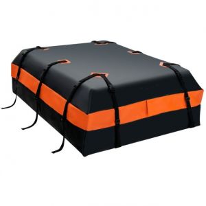 COAST Sac de toit de voiture étanche pour tous les véhicules sans porte-bagages - 560 L - 132 x 100 x 43 cm - Noir