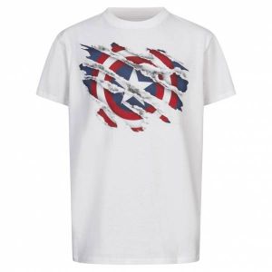 Captain America MARVEL Enfants T-shirt FBBTS200WHT