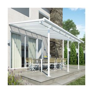 Image de Palram Pergola aluminium blanc AZUR 3x4,25m