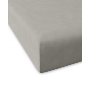 Naf Naf Drap housse en coton gris 140x200