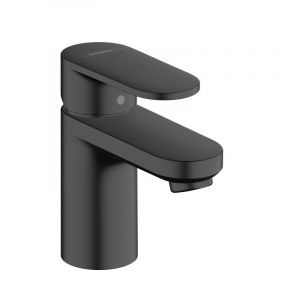 Hansgrohe 71558670 Vernis Blend Einhebel-Waschtischarmatur 70 Ohne Ablaufgarnitur Mattschwarz Mitigeur monocommande pour lavabo, Noir Mat, Auslaufhöhe 70mm